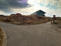 Fietspad Noordzee door de duinen vanaf de Ankerplaats